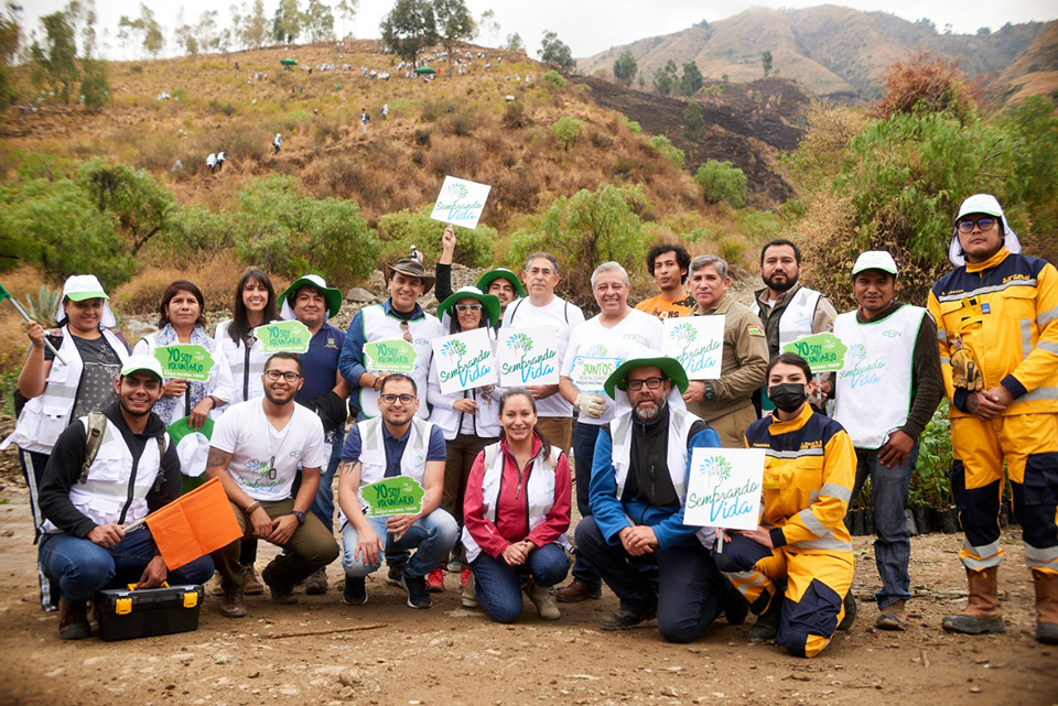 Más de 2 mil voluntarios respondieron a la convocatoria  de CBN y sus aliados para revitalizar el Parque Nacional Tunari